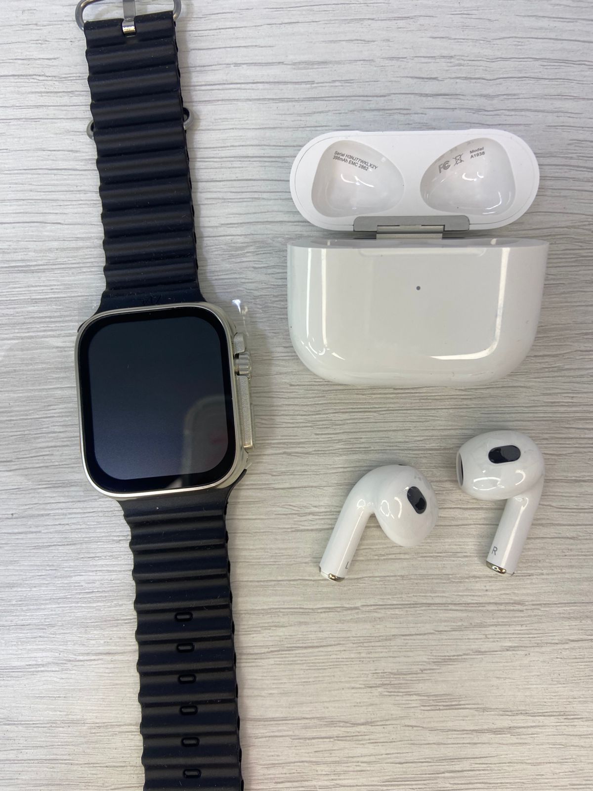 SMART WATCH ULTRA + AIRPODS TERCERA GENE